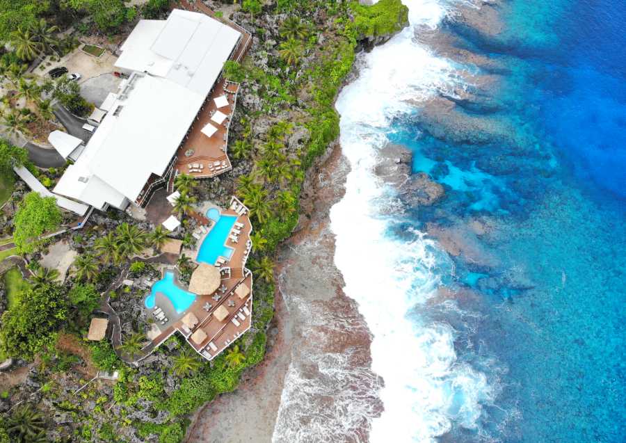 The Accommodations in Niue with a Swimming Pool