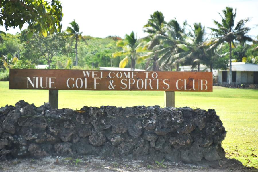 Niue Golf Course Club Sign Mandatory Credit To NiuePocketGuide.com Small 1
