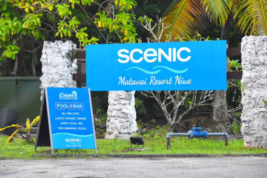 Scenic Matavai Resort Sign Mandatory Credit To NiuePocketGuide.com Small 1